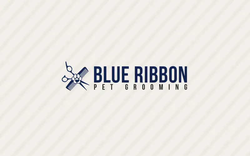 Blue Ribbon Pet Grooming logo